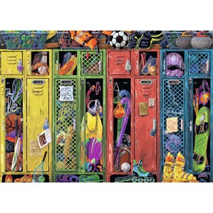 Ravensburger (19862) - "The Locker Room" - 1000 Teile Puzzle