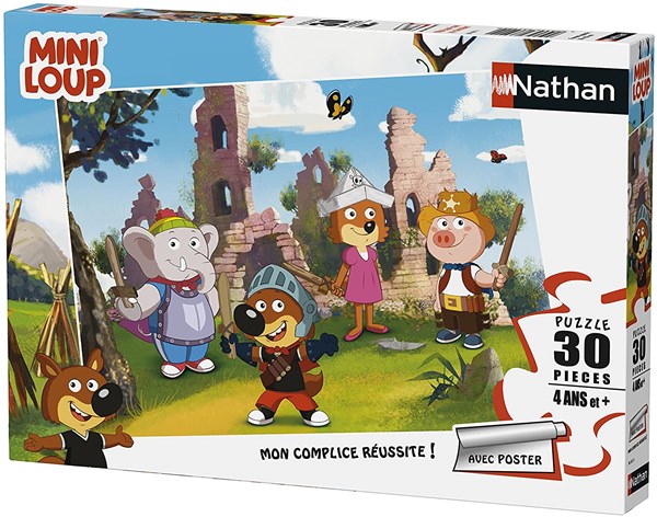 Nathan (86367) - "Plays the Knight" - 30 Teile Puzzle