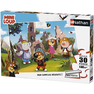 Nathan (86367) - "Plays the Knight" - 30 Teile Puzzle