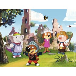 Nathan (86367) - "Plays the Knight" - 30 Teile Puzzle