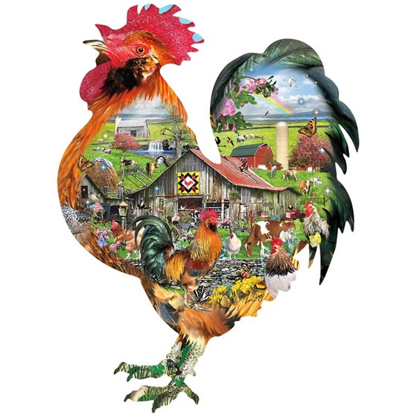 SunsOut (95880) - Lori Schory: "Rule the Roost" - 1000 Teile Puzzle