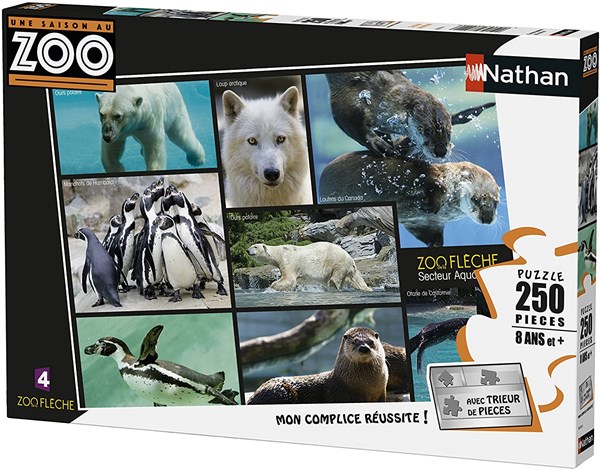 Nathan (86870) - "Animals of the Zoo" - 250 Teile Puzzle
