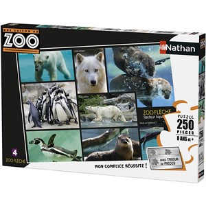 Nathan (86870) - "Animals of the Zoo" - 250 Teile Puzzle