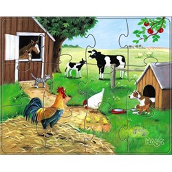 HABA (4960) - "Tiere" - 12 15 18 Teile Puzzle