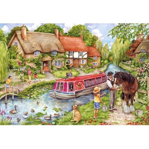 Gibsons (G3120) - "Drifting Downstream" - 500 Teile Puzzle