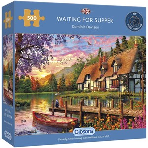 Gibsons (G3128) - Dominic Davison: "Waiting for Supper" - 500 Teile Puzzle