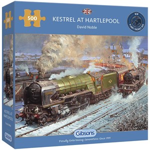 Gibsons (G3130) - David Noble: "Kestrel at Hartlepool" - 500 Teile Puzzle