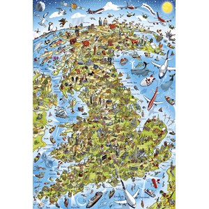 Gibsons (G3431) - Hartwig Braun: "Best of British" - 500 Teile Puzzle