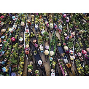 Gibsons (G3601) - "Floating Market" - 500 Teile Puzzle