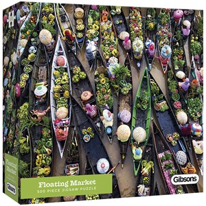 Gibsons (G3601) - "Floating Market" - 500 Teile Puzzle
