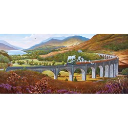 Gibsons (G4037) - Mike Jeffries: "Glenfinnan Viaduct" - 636 Teile Puzzle