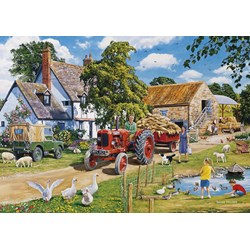 Gibsons (G5055) - Trevor Mitchell: "The Farmer's Round" - 500 Teile Puzzle