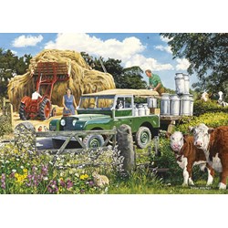 Gibsons (G5055) - Trevor Mitchell: "The Farmer's Round" - 500 Teile Puzzle