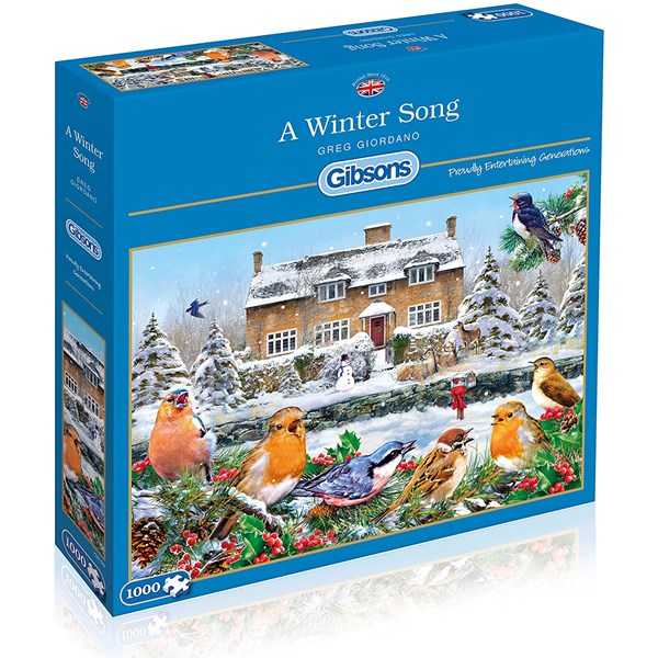Gibsons (G6199) - Greg Giordano: "A Winter Song" - 1000 Teile Puzzle