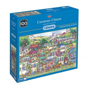 Gibsons (G6258) - Armand Foster: "Caravan Chaos" - 1000 Teile Puzzle