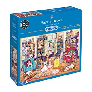 Gibsons (G6273) - "Bark’s Books" - 1000 Teile Puzzle