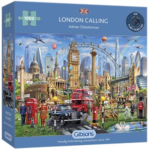 Gibsons (G6294) - Adrian Chesterman: "London Calling" - 1000 Teile Puzzle