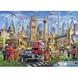 Gibsons (G6294) - Adrian Chesterman: "London Calling" - 1000 Teile Puzzle