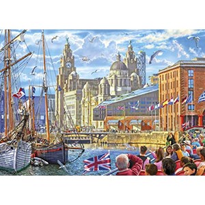 Gibsons (G6298) - Steve Crisp: "Albert Dock, Liverpool" - 1000 Teile Puzzle