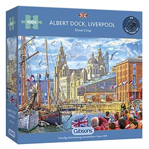 Gibsons (G6298) - Steve Crisp: "Albert Dock, Liverpool" - 1000 Teile Puzzle