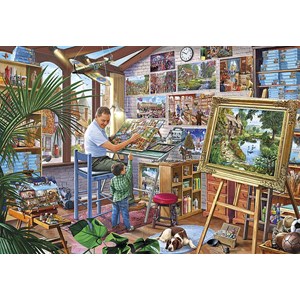 Gibsons (G8017) - Steve Crisp: "A Work of Art" - 2000 Teile Puzzle
