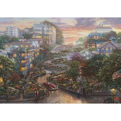 Schmidt Spiele (59497) - "San Francisco, Lombard Street" - 1000 Teile Puzzle