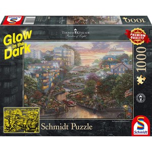 Schmidt Spiele (59497) - "San Francisco, Lombard Street" - 1000 Teile Puzzle
