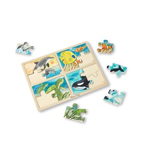 Melissa and Doug (9367) - "Sea Life" - 16 Teile Puzzle