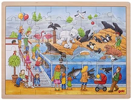 Goki (57744) - "Ausflug in den Zoo" - 48 Teile Puzzle