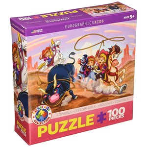 Eurographics (6100-0649) - "Cowgirls" - 100 Teile Puzzle
