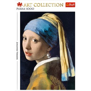 Trefl (10522) - Johannes Vermeer: "Das Mädchen mit Dem Perlenohrring" - 1000 Teile Puzzle