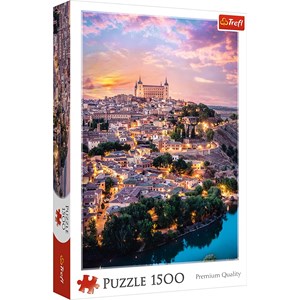 Trefl (26146) - "Die Stadt Toledo, Spanien" - 1500 Teile Puzzle