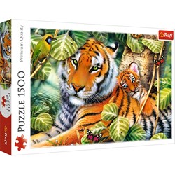 Trefl (26159) - "Zwei Tiger" - 1500 Teile Puzzle