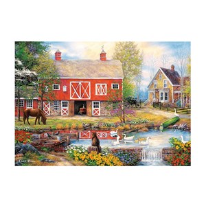 Trefl (27106) - Chuck Pinson: "Idyllisches Leben" - 2000 Teile Puzzle