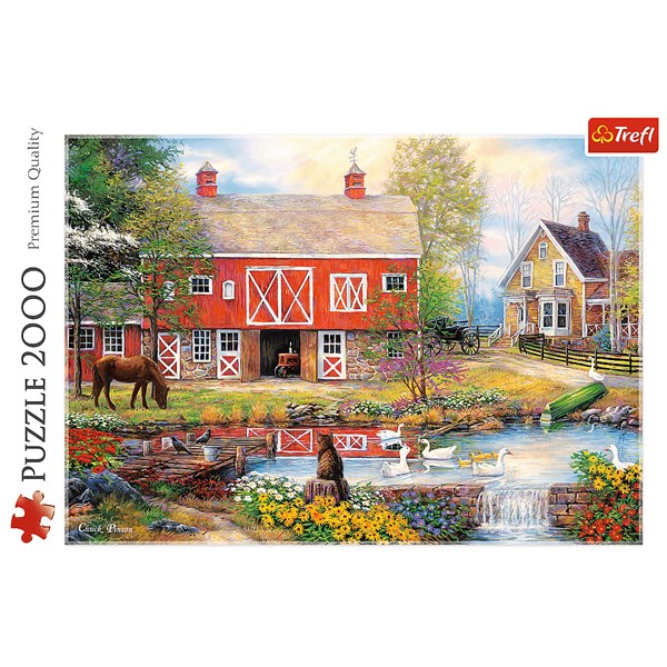Trefl (27106) - Chuck Pinson: "Idyllisches Leben" - 2000 Teile Puzzle