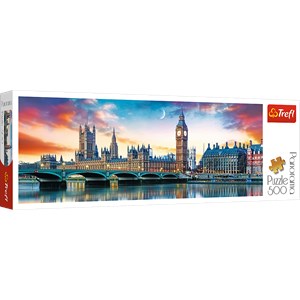 Trefl (29507) - "Der Big Ben und Palace of Westminster" - 500 Teile Puzzle