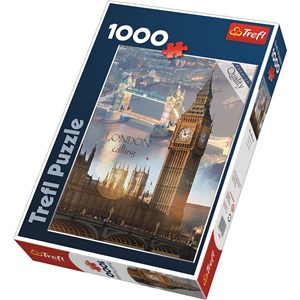 Trefl (103953) - "London in der Dämmerung" - 1000 Teile Puzzle