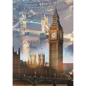 Trefl (103953) - "London in der Dämmerung" - 1000 Teile Puzzle