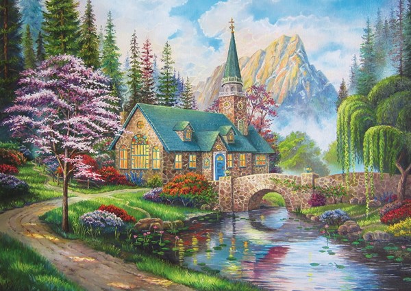 Trefl (37327) - "Woodland Seclusion" - 500 Teile Puzzle