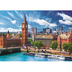 Trefl (37329) - "Sonniger Tag in London" - 500 Teile Puzzle