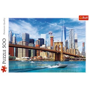 Trefl (37331) - "Blick auf New York" - 500 Teile Puzzle