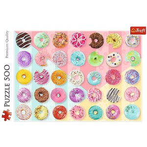 Trefl (37334) - "Sweet Donuts" - 500 Teile Puzzle