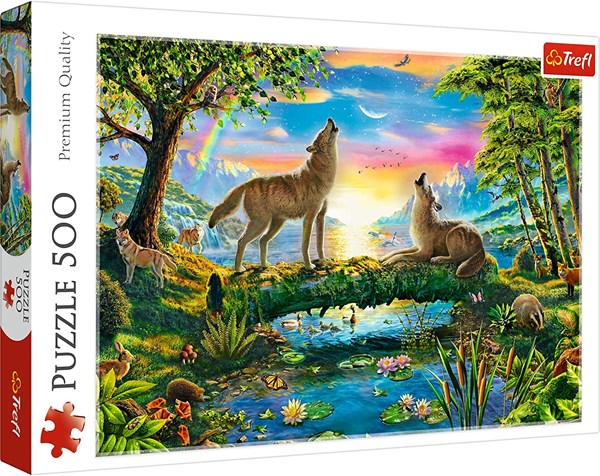 Trefl (37349) - "Wölfe" - 500 Teile Puzzle