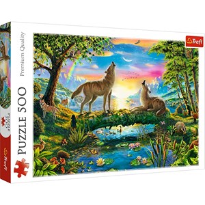 Trefl (37349) - "Wölfe" - 500 Teile Puzzle