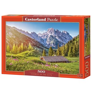 Castorland (B-53360) - "Summer in the Alps" - 500 Teile Puzzle