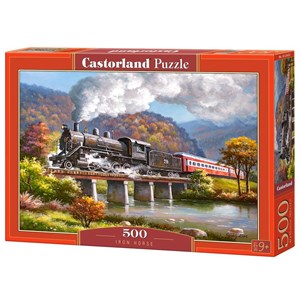 Castorland (B-53452) - "Iron Horse" - 500 Teile Puzzle
