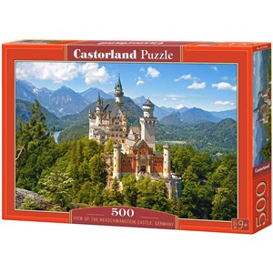 Castorland (B-53544) - "Neuschwanstein Castle, Germany" - 500 Teile Puzzle