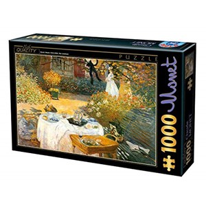 D-Toys (67548-2) - Claude Monet: "Das Frühstück" - 1000 Teile Puzzle