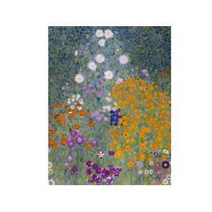 D-Toys (66923-9) - Gustav Klimt: "Garten in Blüte" - 1000 Teile Puzzle
