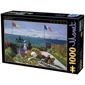 D-Toys (67548-7) - Claude Monet: "Garden at Sainte-Adresse" - 1000 Teile Puzzle
